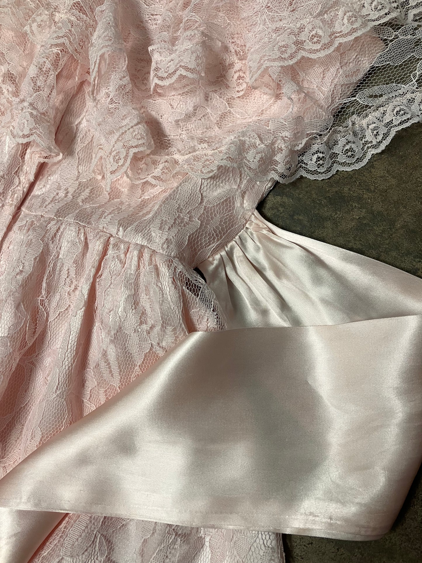 Pink Lace Prairie Princess Dress