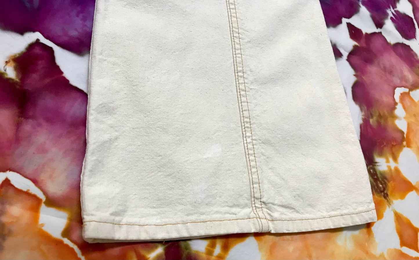 70's Levi Saddleback Cream Bellbottoms