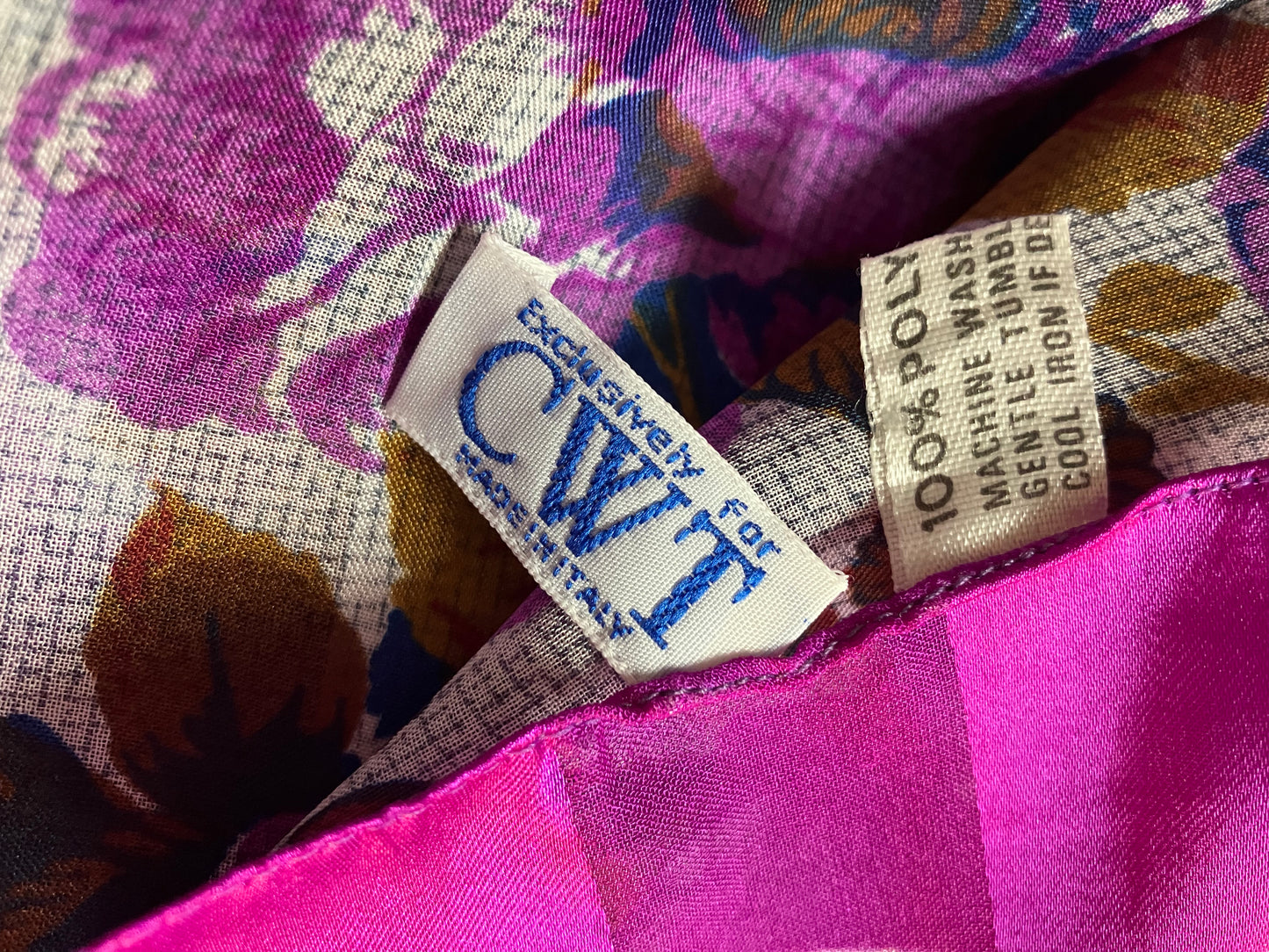 Purple Rose Scarf by CWT