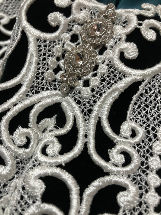 Evergreen Velveteen Scott McClintock Cocktail Dress