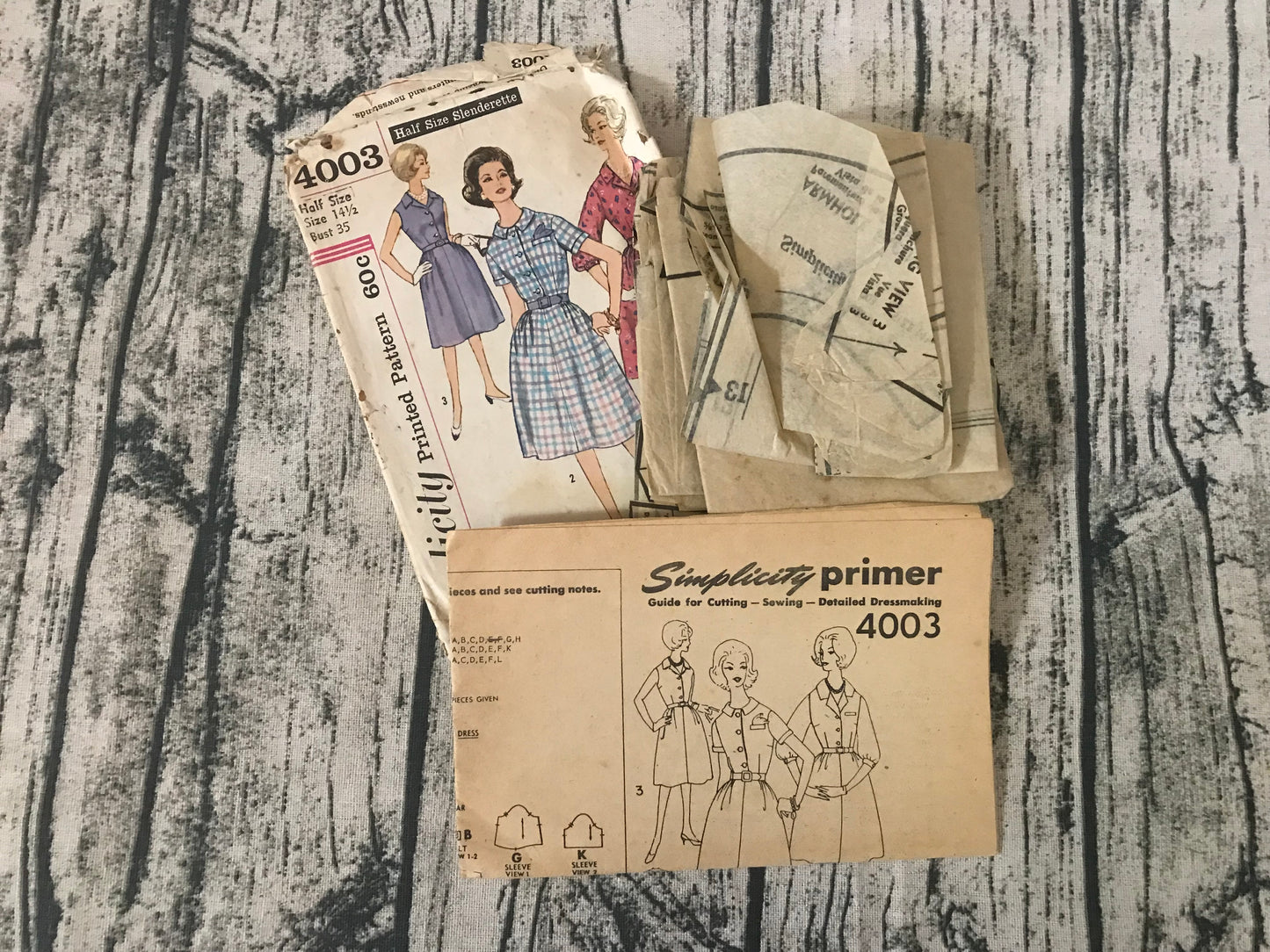 Simplicity 4003 Shirtwaist 60's Day Dress