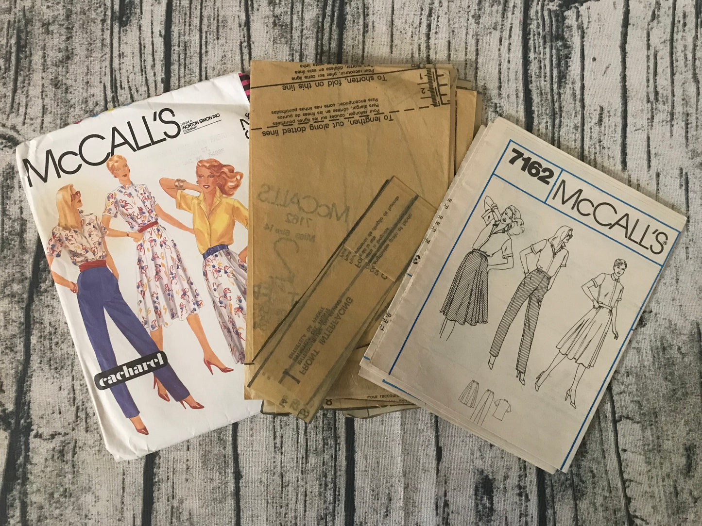 McCall's 7162 Misses' Shirt, Skirt and Pants