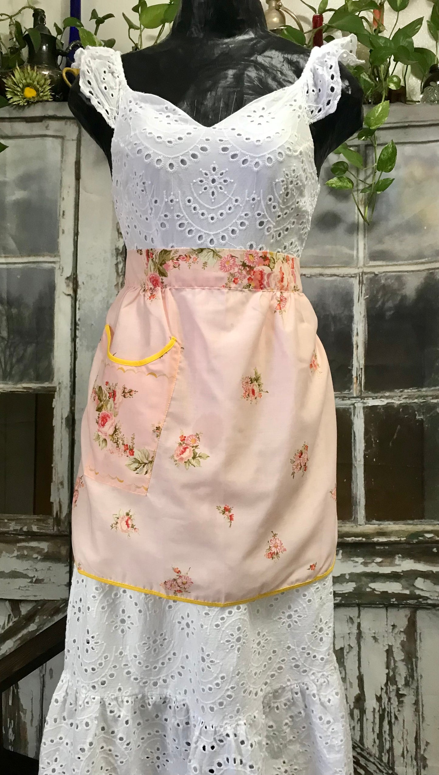 Pretty in Peach Apron