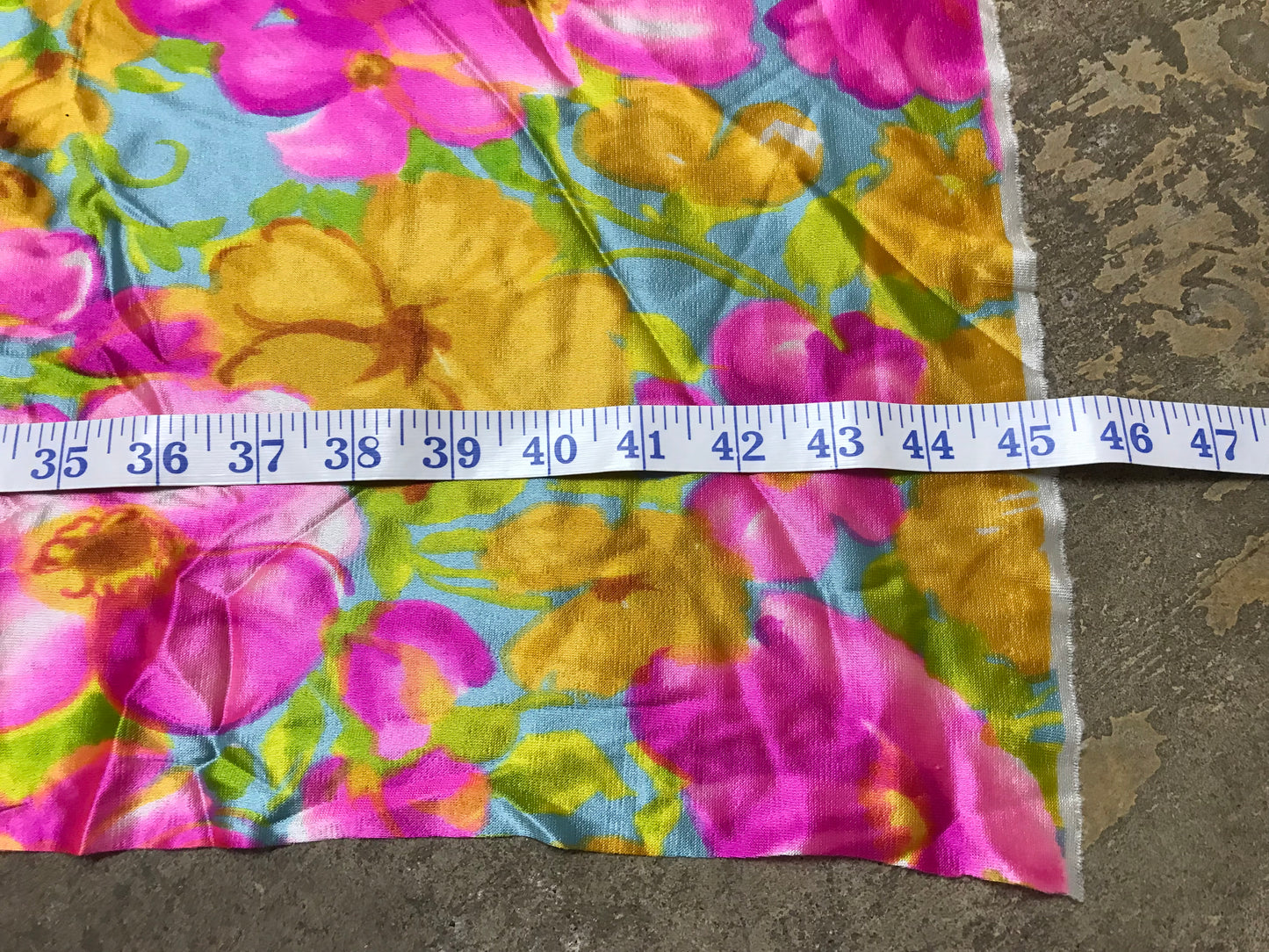 Psychedelic Fuchsia Floral Fabric