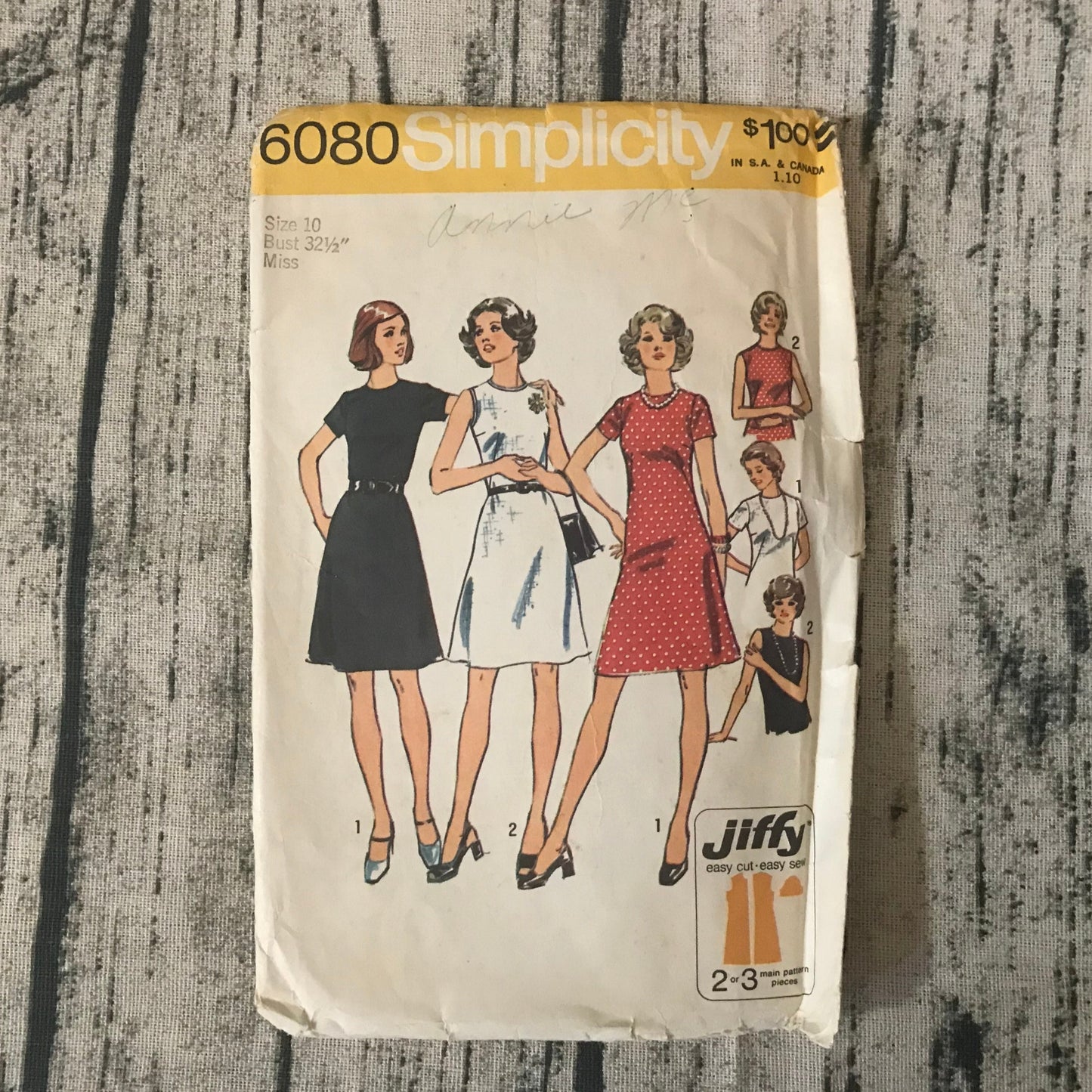 Simplicity 6080 Misses' Jiffy Dress