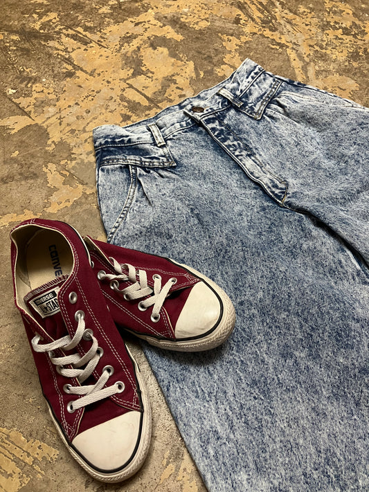 80's Acid-wash High Waisted Jeans by Cherokee
