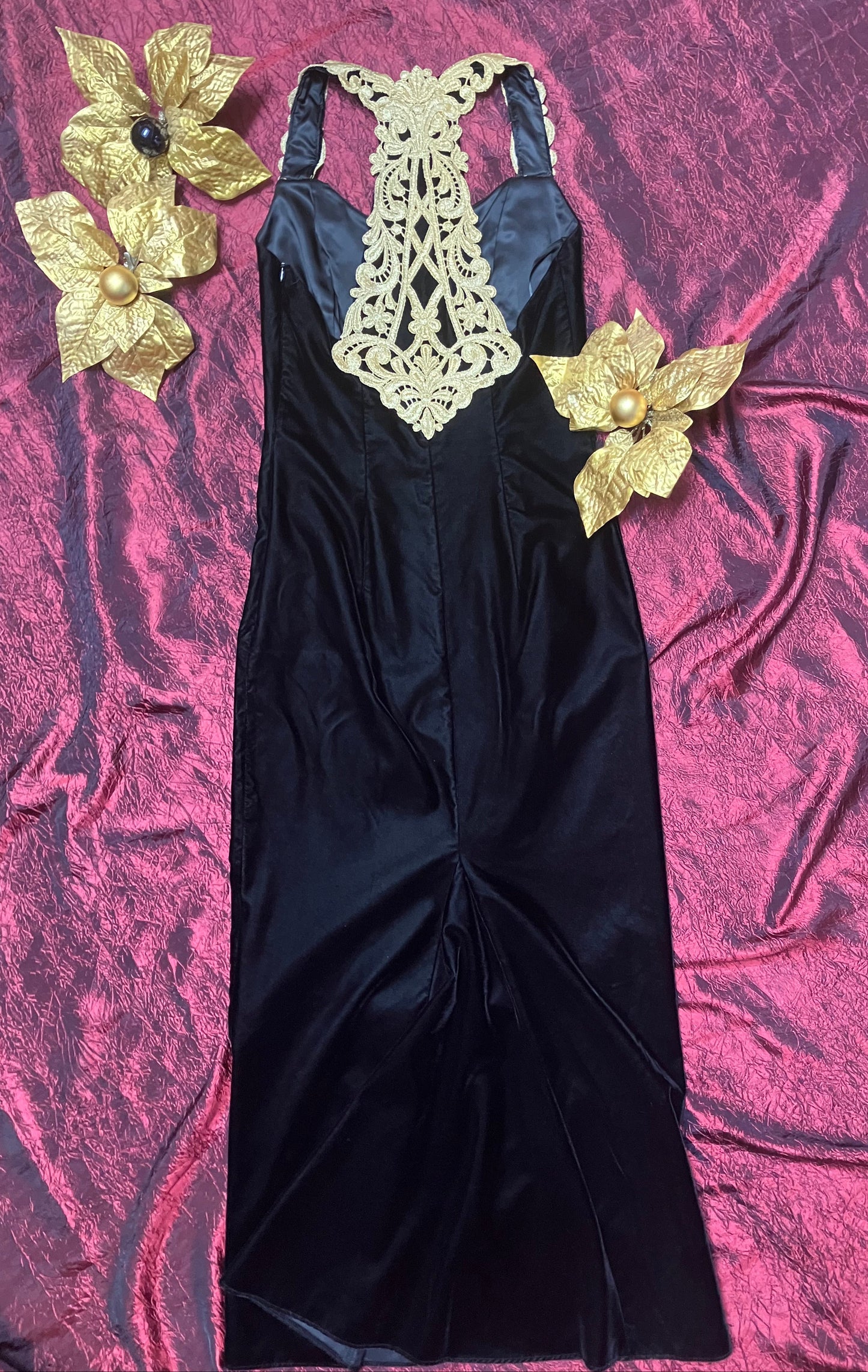 Glam in Gold Evening Gown by Scott McClintock