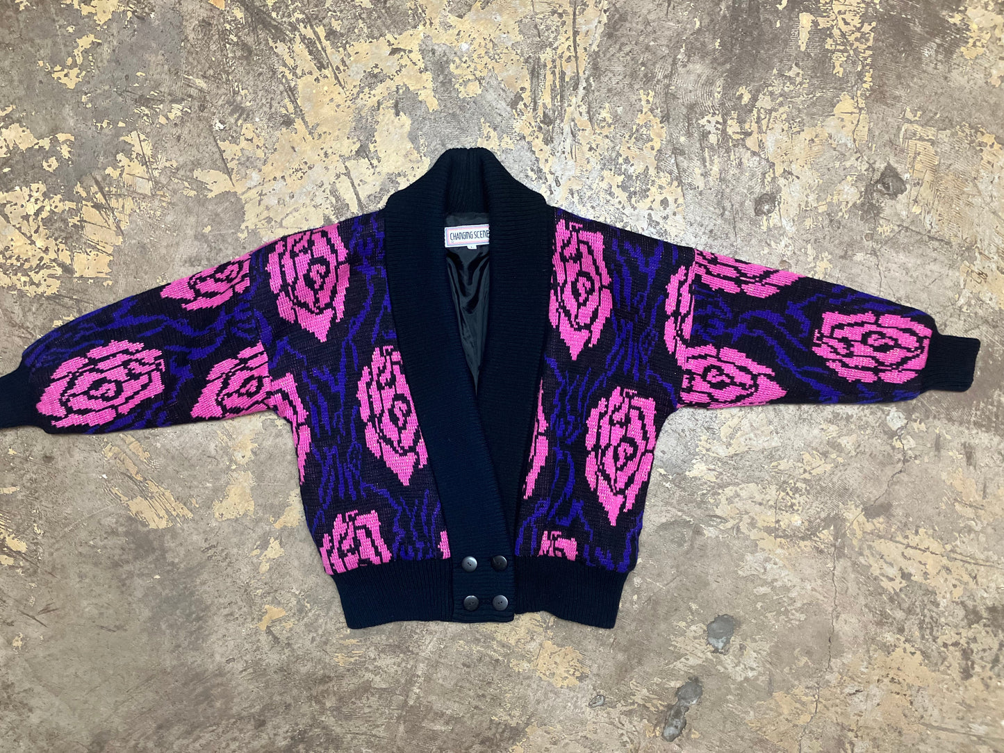 Changing Scene Floral Cardigan Sweater