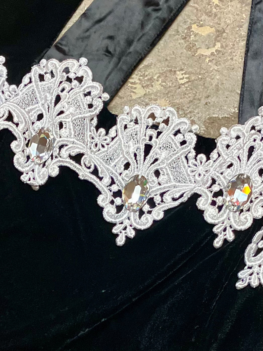 Velvet Halter Cocktail Dress by Jessica McClintock