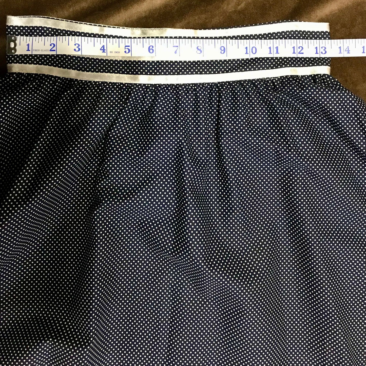 Blue Polka Dot Gunne Sax Skirt