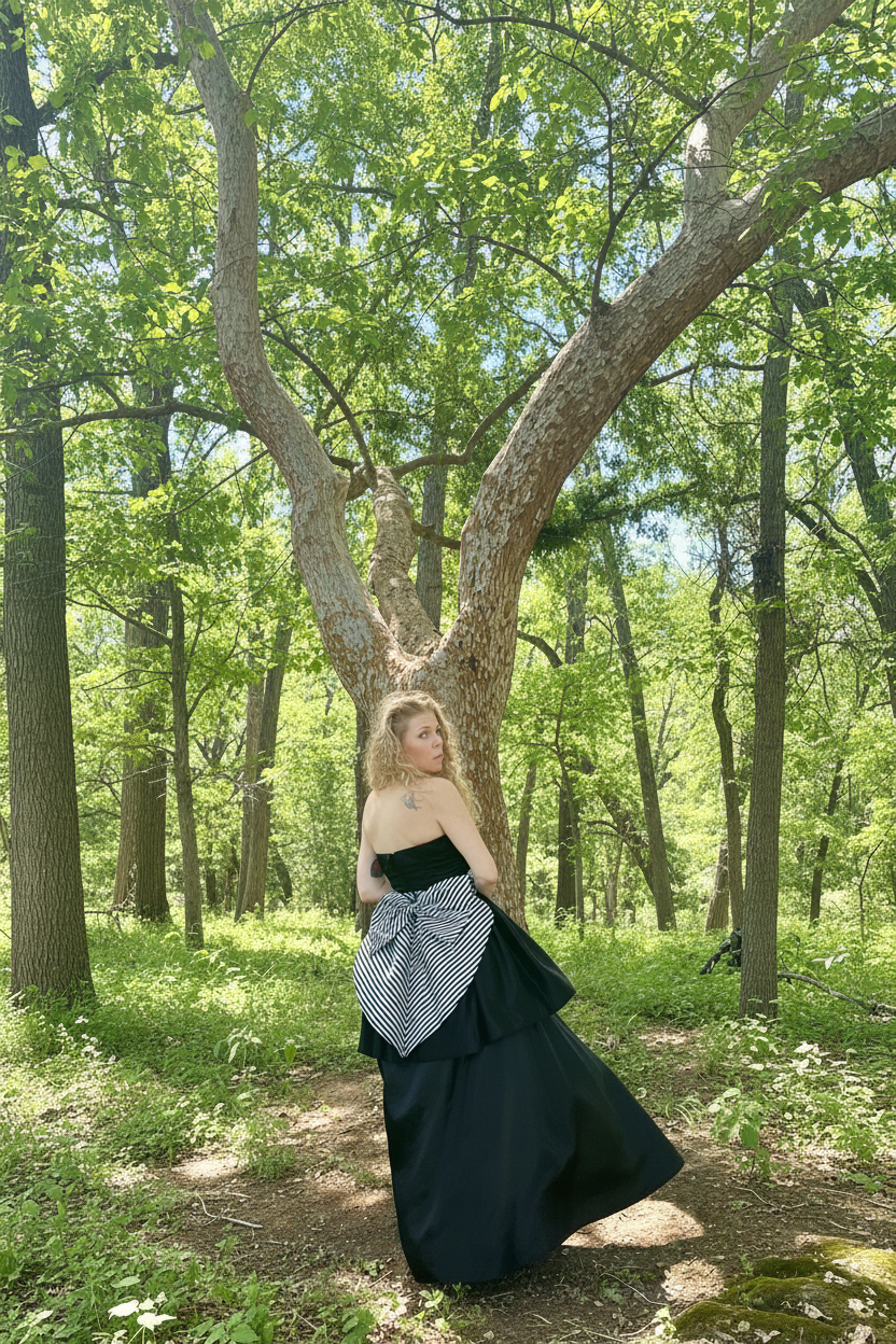 80's Couture Gunne Sax Gown