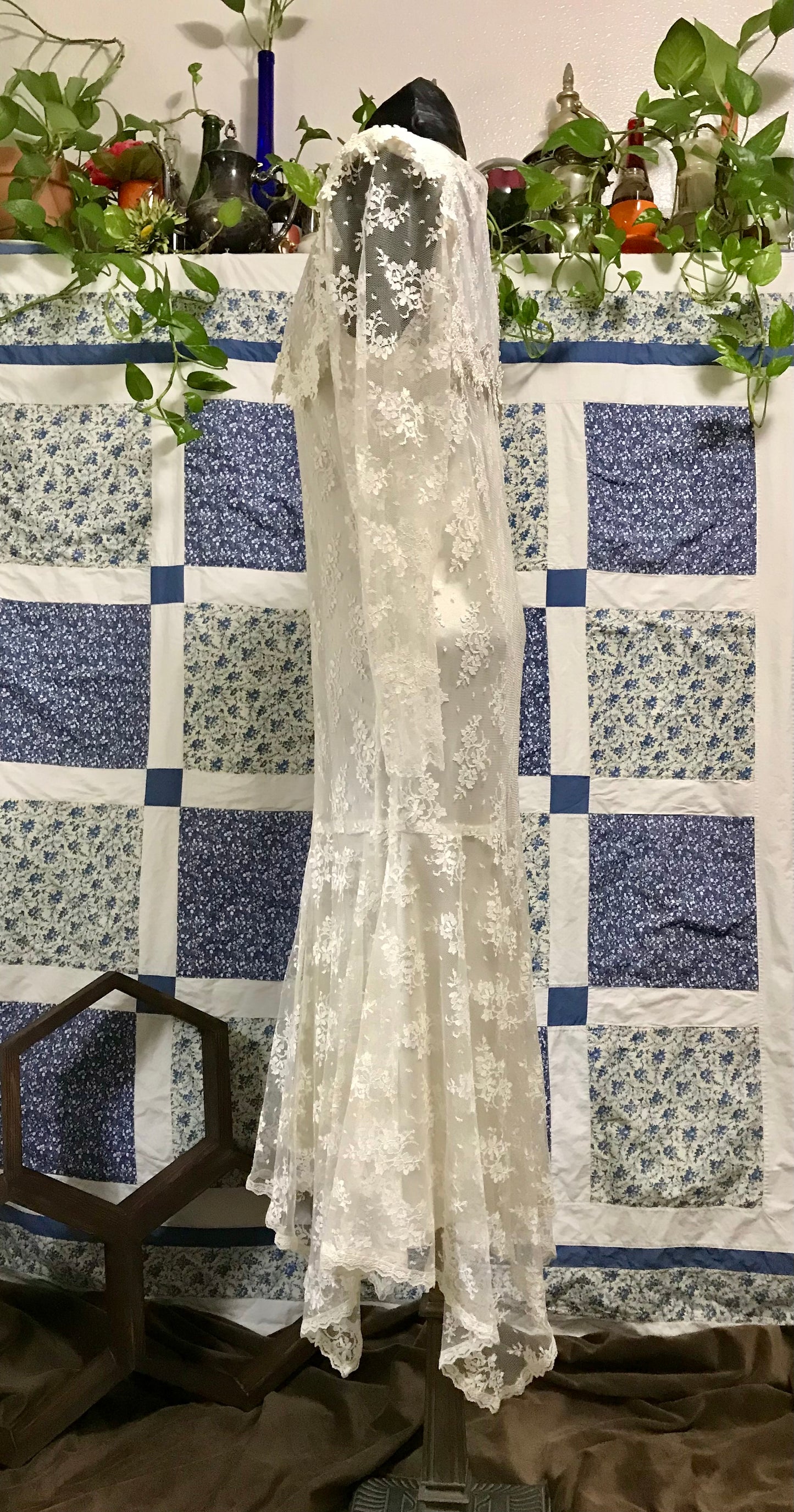 90's Lace Slip Dress by Jessica McClintock