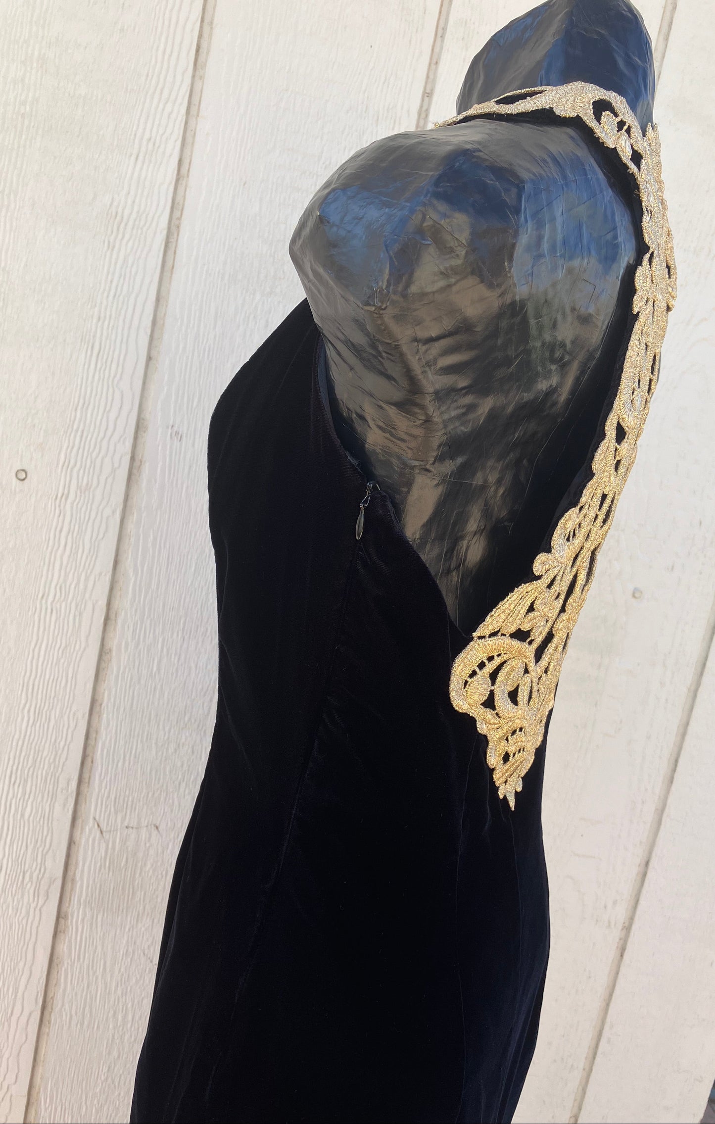 Glam in Gold Evening Gown by Scott McClintock