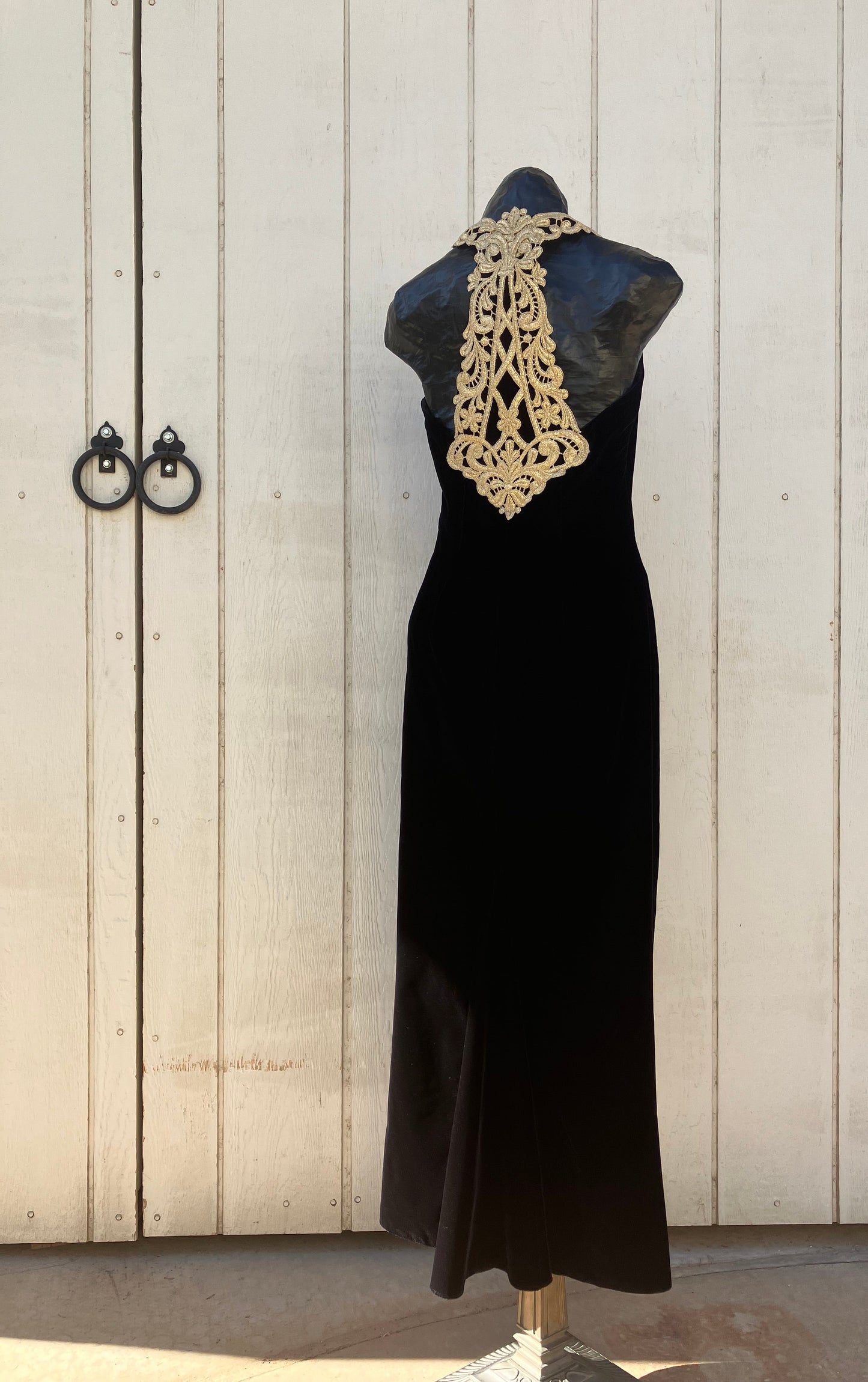 Glam in Gold Evening Gown by Scott McClintock