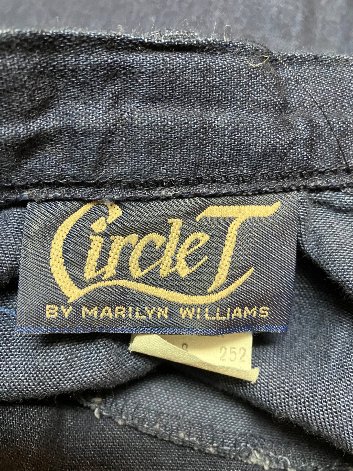 70’s Denim Prairie Western Skirt by Circle T