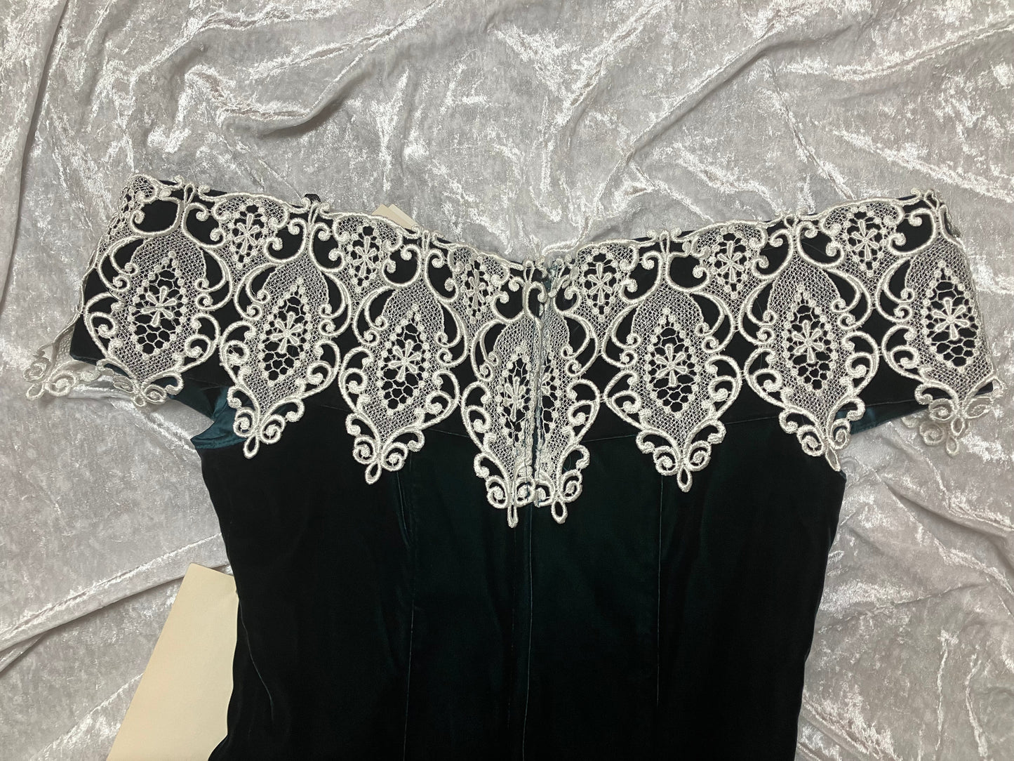 Evergreen Velveteen Scott McClintock Cocktail Dress