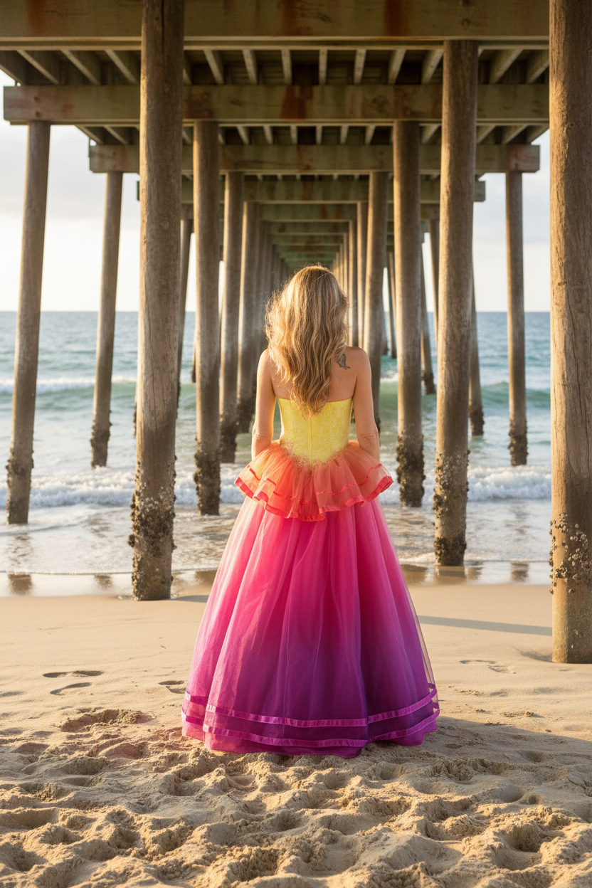 Glow Like a Goddess 80’s Gunne Sax Strapless Gown