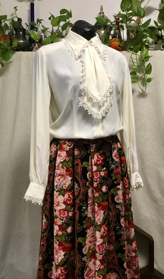 Cream Dream Claiborne Blouse